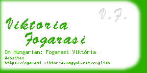 viktoria fogarasi business card